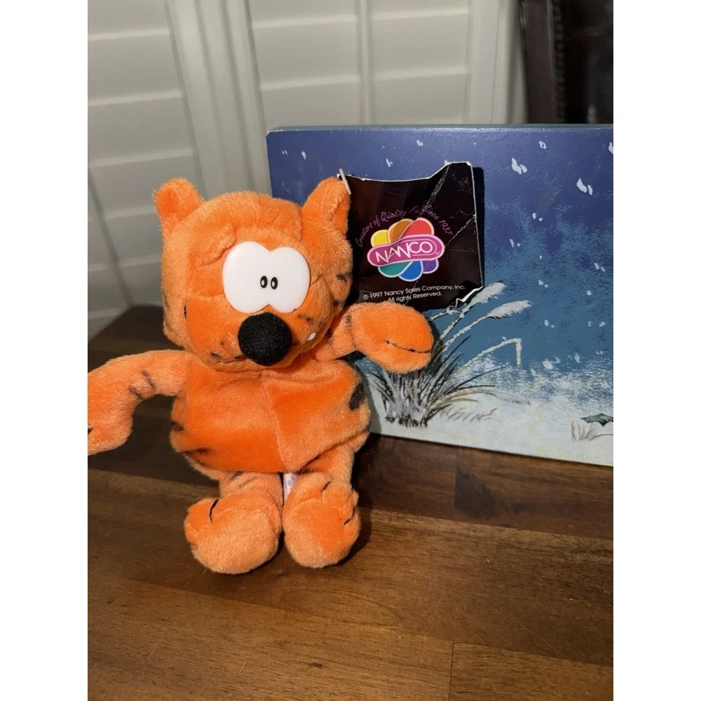 1997 Nanco Heathcliff Plush Orange Cartoon Cat Stuffed Animal 7
